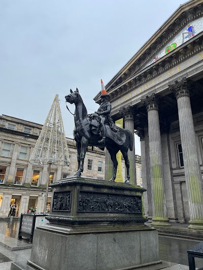 ウェリントン公爵像_Equestrian statue of the Duke of Wellington, Glasgowの画像